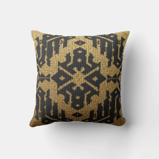 Pouf with a with an antique image cushion