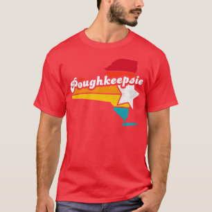 Poughkeepsie New York Vintage Distressed Souvenir T-Shirt