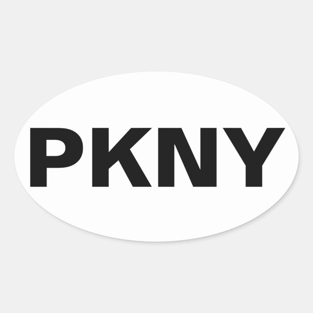 POUGHKEEPSIE, NY OVAL STICKER (Front)