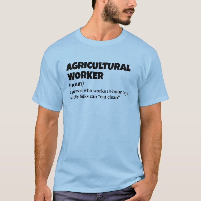 Poultry Farmer – Funny Definition T-Shirt (Front)