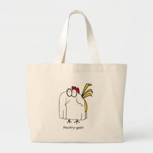 Poultry-geist Large Tote Bag