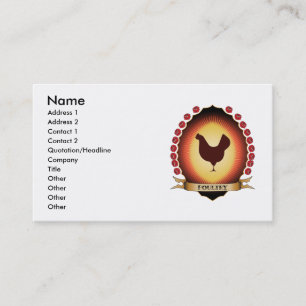 Poultry Mandorla Business Card
