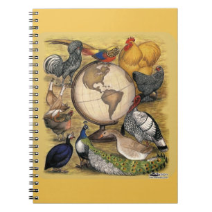 Poultry of the World Spiral Notebook