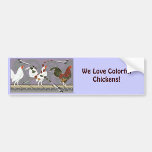Poultry Painter Bumper Sticker