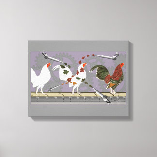 Poultry Painter Canvas Print