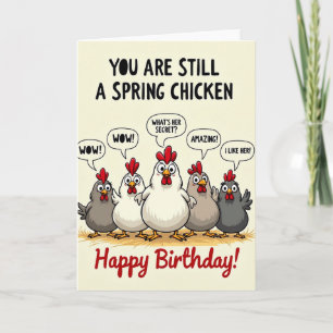 Poultry Pals Birthday Card