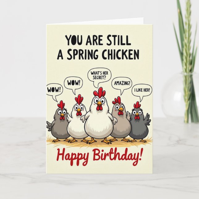 Poultry Pals Birthday Card (Front)