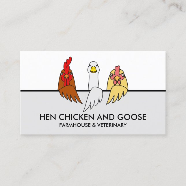 Poultry Vet Service Business Card (Front)