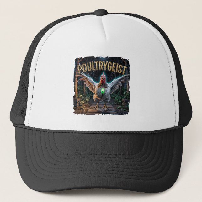 Poultrygeist Photographic – Poultry Poltergeist Trucker Hat (Front)