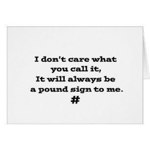 Pound Sign