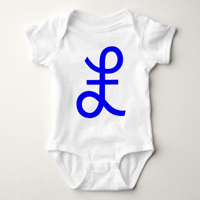 Pound Sign Baby Bodysuit (Front)
