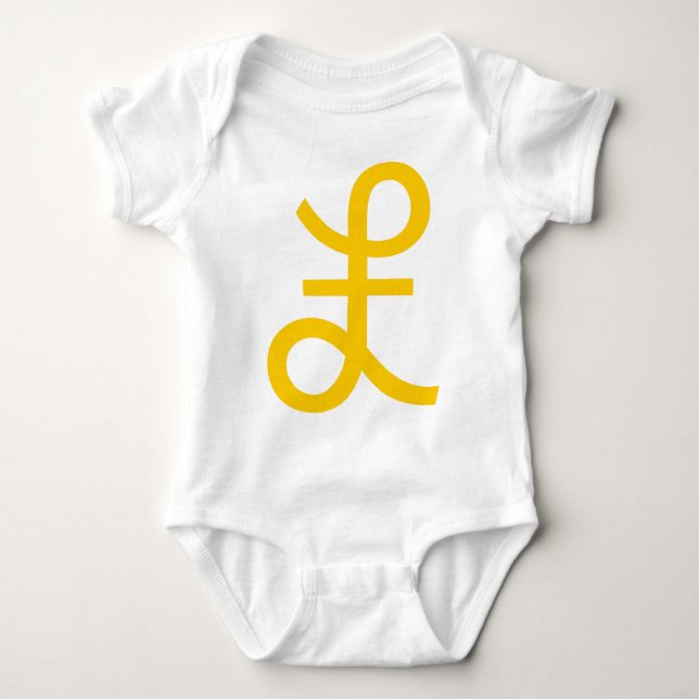 Pound Sign Baby Bodysuit (Front)