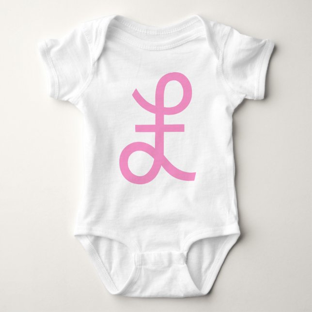 Pound Sign Baby Bodysuit (Front)