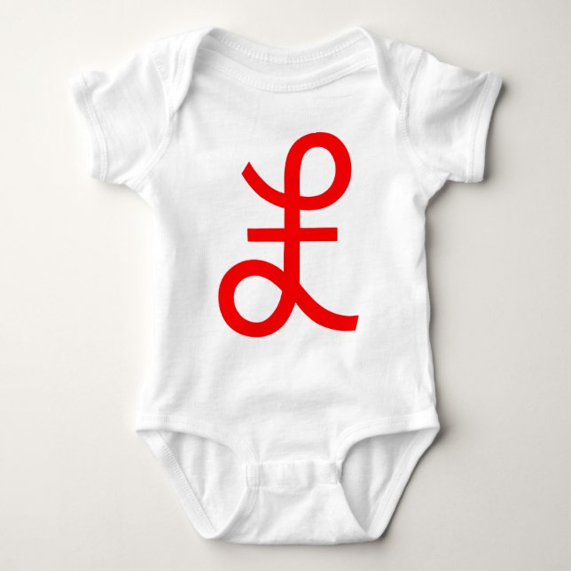 Pound Sign Baby Bodysuit (Front)