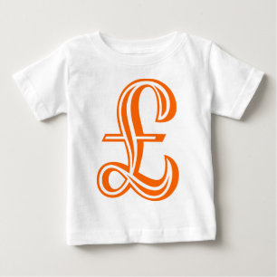 Pound Sign - Orange Baby T-Shirt