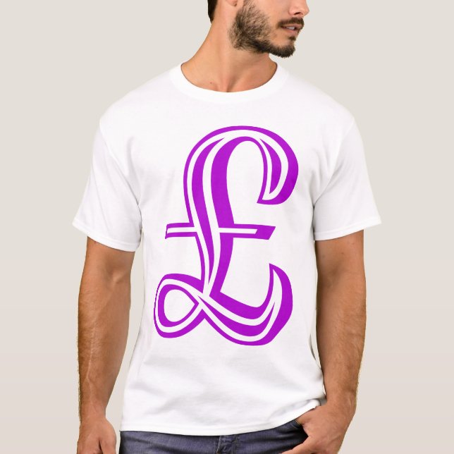 Pound Sign - Purple T-Shirt (Front)