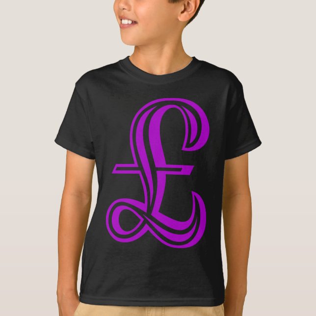 Pound Sign - Purple T-Shirt (Front)