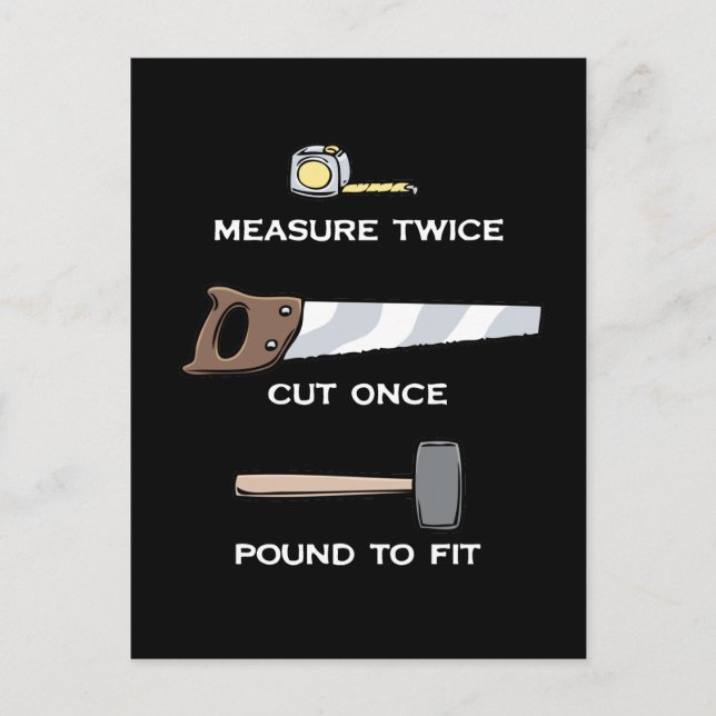 Pound To Fit Postcard (Front)