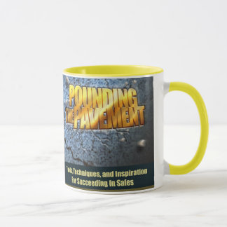 Pounding The Pavement Book Cover Mug