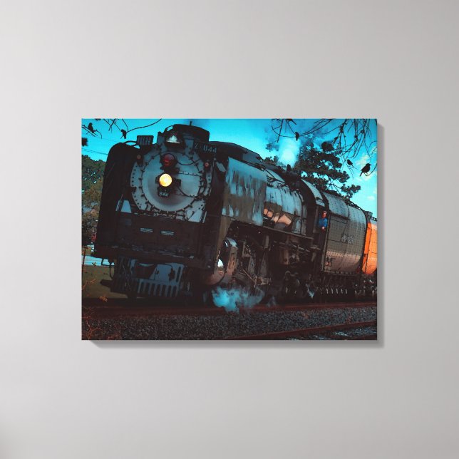 Pounding UP the Texas Grade Canvas Print (Front)