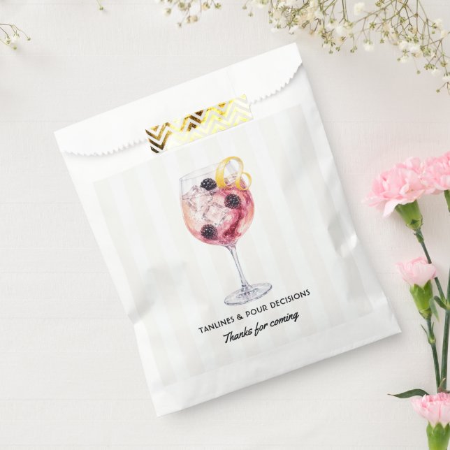 Pour Decisions Coastal Bachelorette Favour Bags (Sealed)