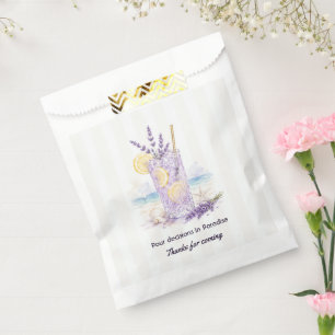 Pour Decisions in Paradise Lavender Cocktail Bach Favour Bags
