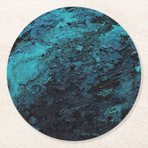 Poured Planet Paper Coasters