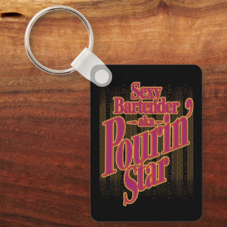Pourin' Star Key Ring