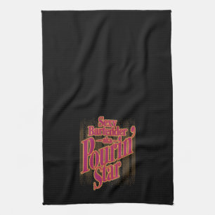 Pourin' Star Tea Towel