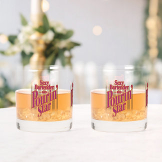 Pourin' Star Whiskey Glass