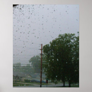 POURING DOWN RAIN  POSTER