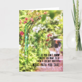 POURING PETALS Greeting Card