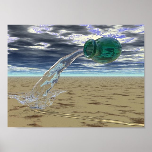 Pouring Water full Poster (Front)