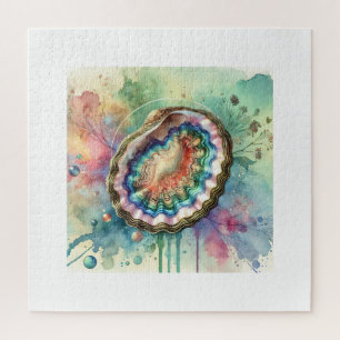 Pourtales abalone 170724AREF126 - Watercolor Jigsaw Puzzle
