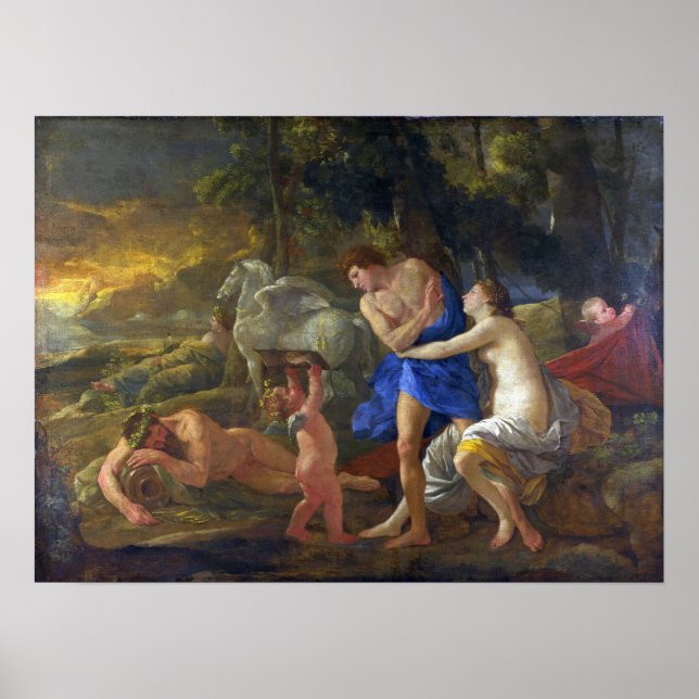 Poussin - Cephalus And Aurora Poster (Front)