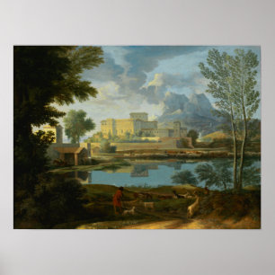 Poussin - French Landscape Poster