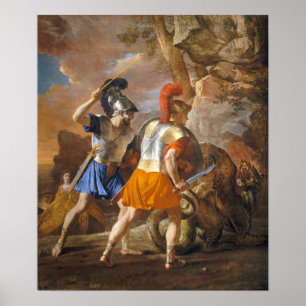 Poussin - The Companions Of Rinaldo Poster