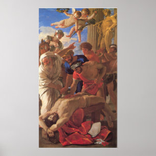Poussin - The Martyrdom Of Saint Erasmus Poster