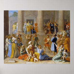 Poussin - The Triumph Of David Poster