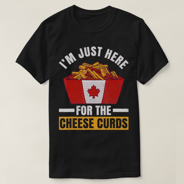 Poutine Design for a Canadian Poutine american  T-Shirt (Design Front)