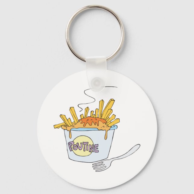 poutine key ring (Front)