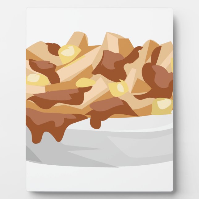 poutine plaque (Front)