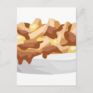 poutine postcard