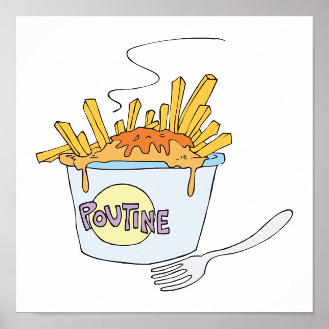 poutine poster (Front)