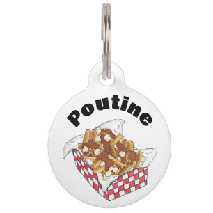 Poutine Quebec Canada Canadian Food French Fries Pet Tag