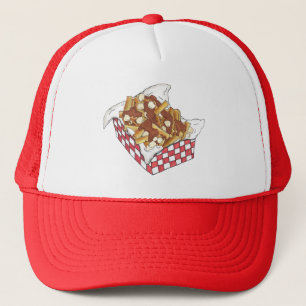 Poutine Quebec Canada Canadian Food French Fries Trucker Hat