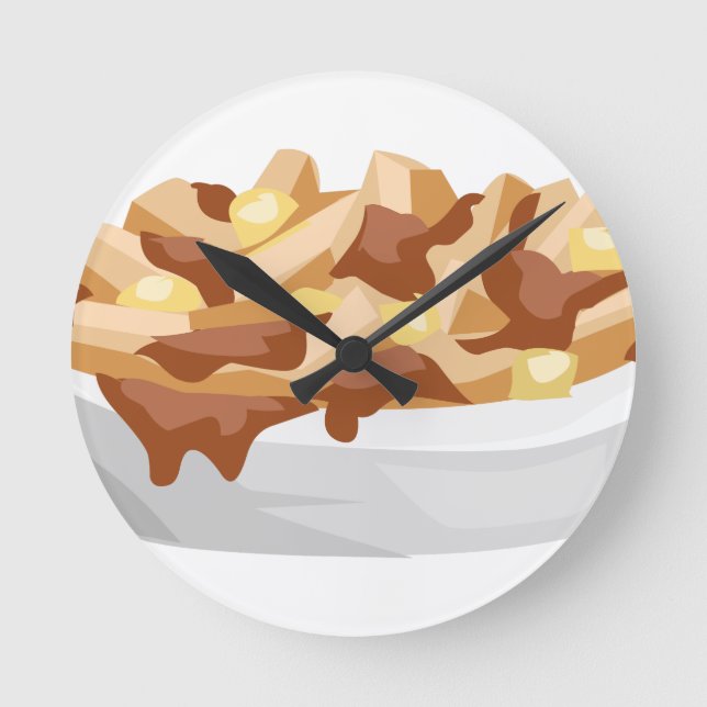 poutine round clock (Front)