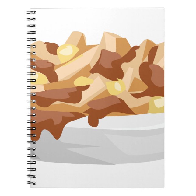 poutine spiral notebook (Front)