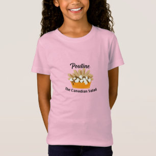 Poutine, The Canadian Salad - Girls' Fine Jersey T T-Shirt