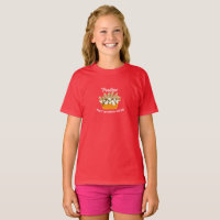 Poutine, The Canadian Salad - Girls' Fine Jersey T